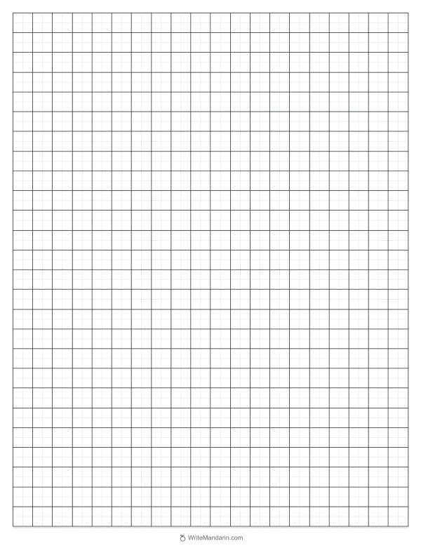 Preview image of Small, Compact - 520 boxes grid worksheet